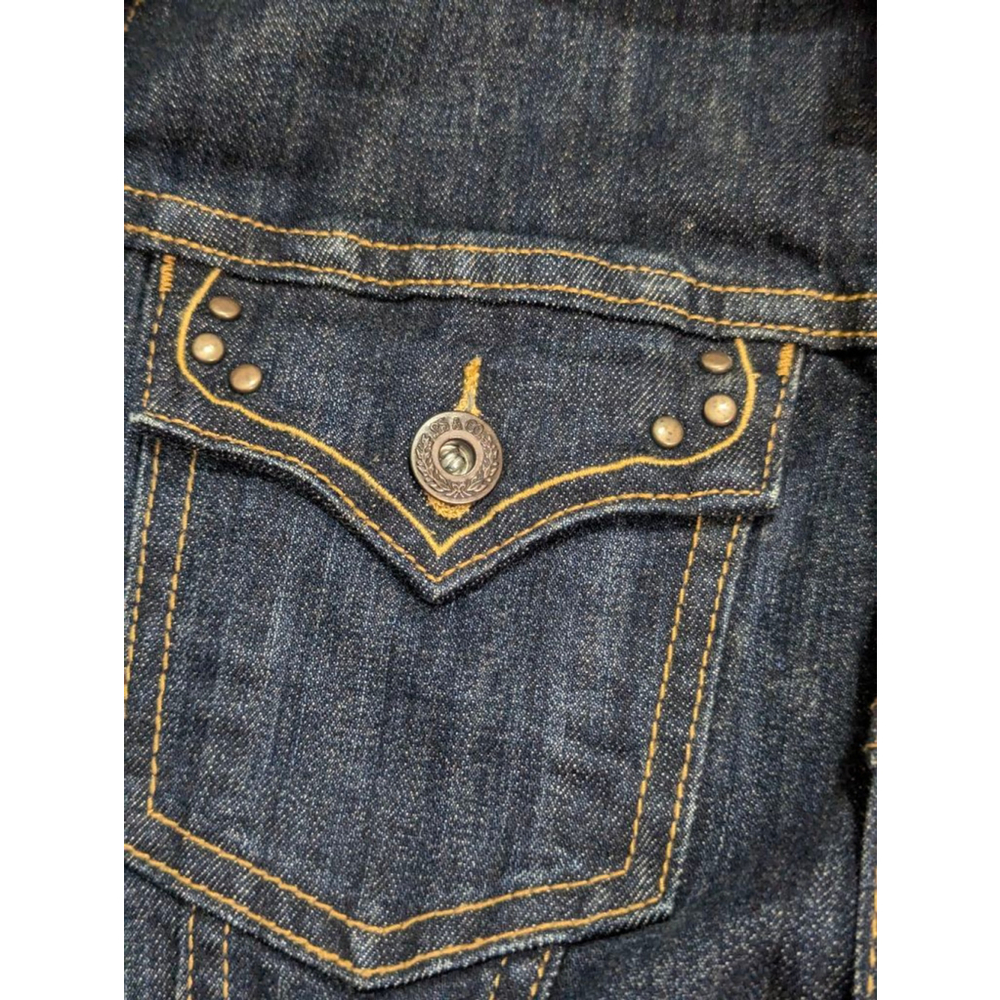 Levi's Indigo Blue Denim Trucker Jacket - Picture 8 of 14